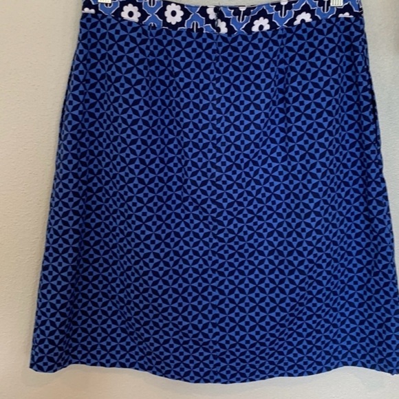 The Holy Grail of BODEN Pencil skirts blue/white- size 6R - Picture 4 of 7
